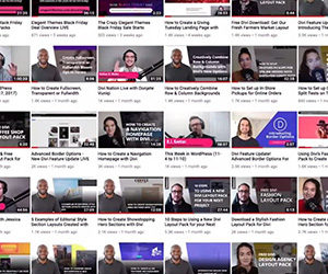 70 Brand New Divi Video Tutorials