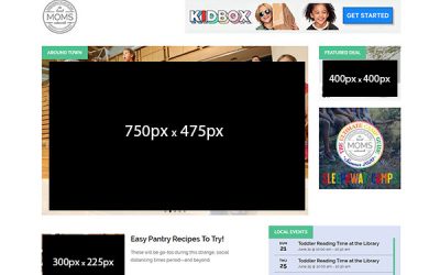 Homepage Recommended Image Sizes